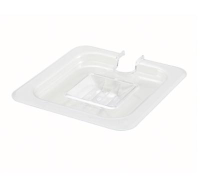 Polycarbonate Clear Slotted Cover for 1/6 size Food Pans 1 Polycarbonate Clear Slotted Cover for 1/6 size Food Pans